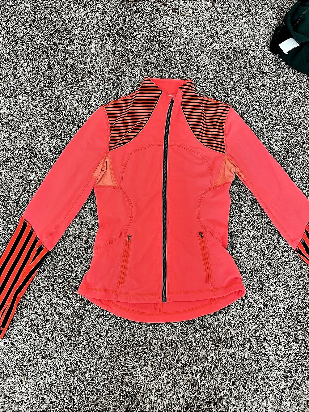 Lululemon Women's Striped Athletic Jacket